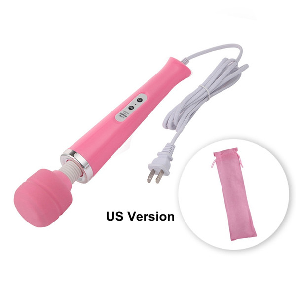 US EU Plug Version Vibration Large Magic Wand Massager Massage AV Stick Sexy Clit Vibrator Sex Toys for Women adult toys