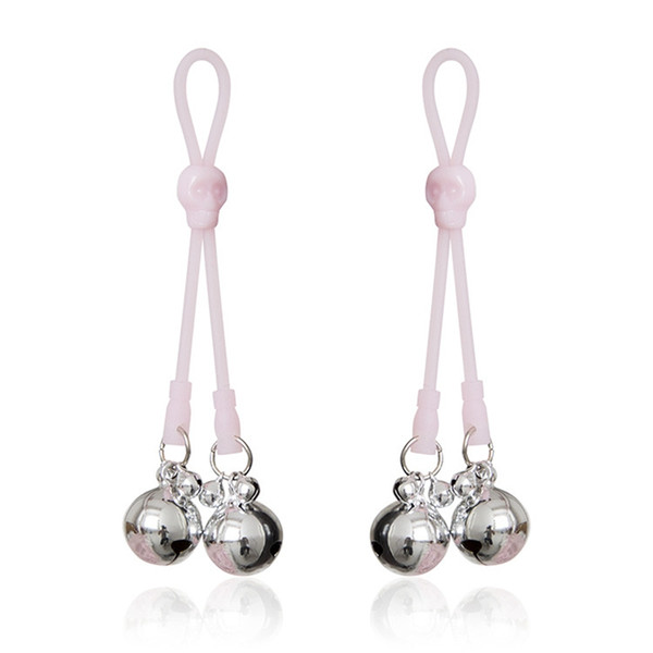 BDSM Bondage Toys Clitoris Clit Nipple Clamps Set Adjustable Skull With Luminous Rope Metal Bells Adult Sex Toys for Women DHL