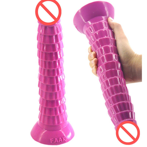 New Arrival Silicone Huge Dildo Anal Plug Pagoda Shape G-spot Stimulating Adult Sex Products Toys Super Large Butt Plug Strong Suction Cup