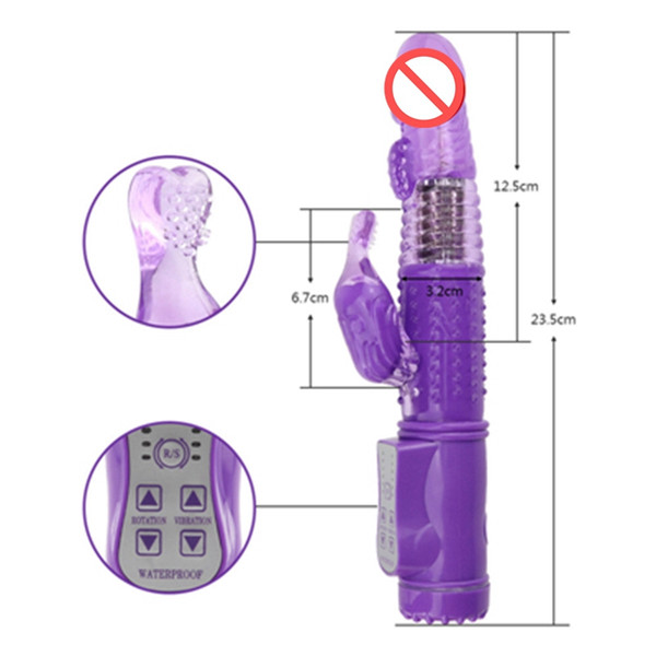 New Passion Jack Rabbit Vibrators 12 Speeds G Spot Vibrator Mermaid Vibration Massager Female Masturbator Sex Toys DHL