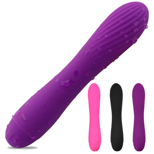 2018 Hot 7 Speeds Soft Vibrating Massager Silicone Soft AV Stick Massage Sexy Clit Vibrator USB Charging Sex Toys for Women Adult Toys