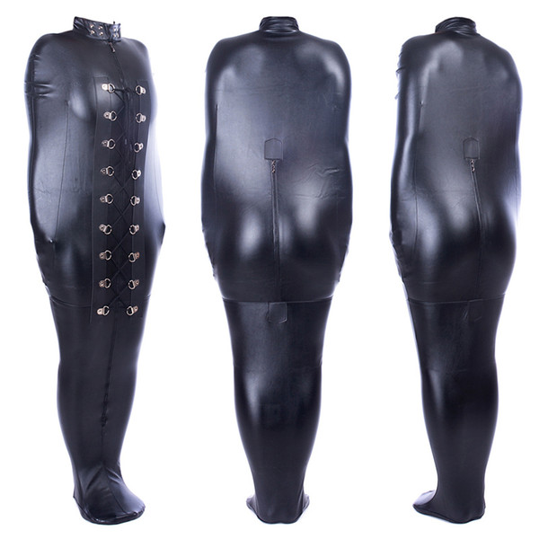 PU Leather Full Body Arm BDSM Bondage Restraint Sleeping Bag Fetish Slave Headgear Mummy Bindspeaker Sexy Mermaid Erotic Toys