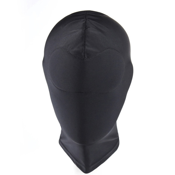 Sweet Magic Breathable Fully Enclosed Headgear Black Fetish Head Mask Bondage Torture Erotic Toys Adult Game for Couples