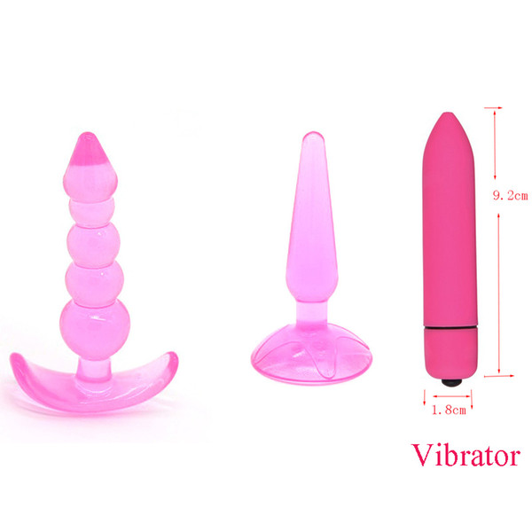 Silicone Anal plug Vibrator Masturbator Butt Plug Sex Toys adult for couples Clitoris Massager Waterproof Anal Beads Erotic Sexy Product