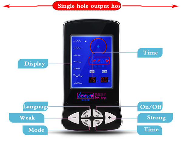 Sweet Magic Electric Shock Single Output Host,Control Power Box Therapy Machine,Medical Themed Sex Products Electro Shock Sex Toys For Adult