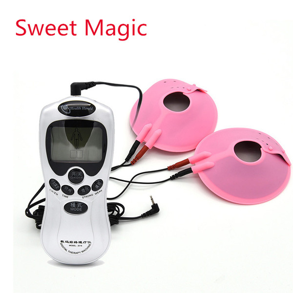 Sweet Magic Electric Shock Breast Pads Therapy Machine Breast Massager Pad Physiotherapy Electric Sex Products Medical Sex Toys For Women