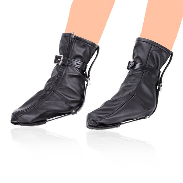 Bondage Soft PU Leather Padded Boot Booties Feet Restraint Socks Female Foot Fetish Sex Toys,Ankle Cuffs sex products