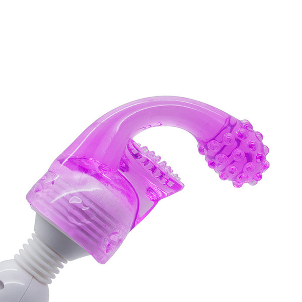 Leten Soft Touch Finger Vibe G-Spot Stimulating Headgear for AV Magic Wand Massager, Erotic Sex Products Sexy Toys