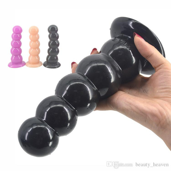 Female Masturbator Big Anal Dildo 5 Beads Ball Butt Plug Anal Sex Toys For Women Men Adult Product