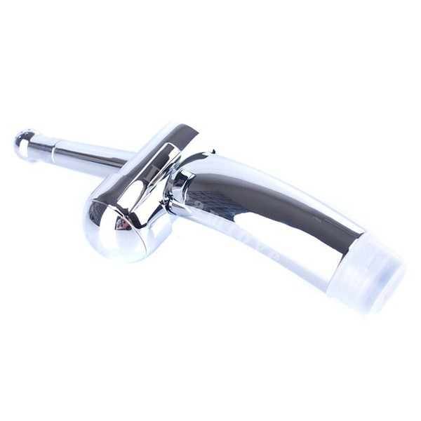 Unisex Anal Sex Toy Metal Plated Anal / Vaginal Health Douche Cleaner Shower Head for Adult Gay Interest Toy