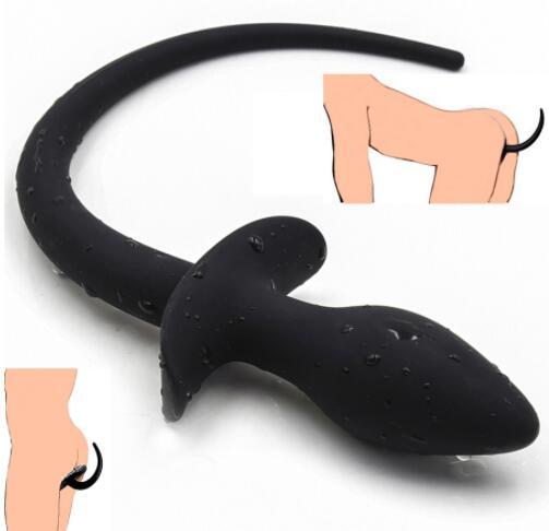 Sweet Magic Silicone Puppy Tails Role Play Anal Butt Plug Cosplay Accessories Smooth Anal Toys Anal Dilator For Couples