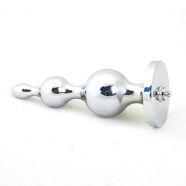 Electro Shock Stainless Steel Beads Butt Plug Electric Anal Pug Physical Therapy Massager Medical Themed Sex Toys ,Erotic Toy