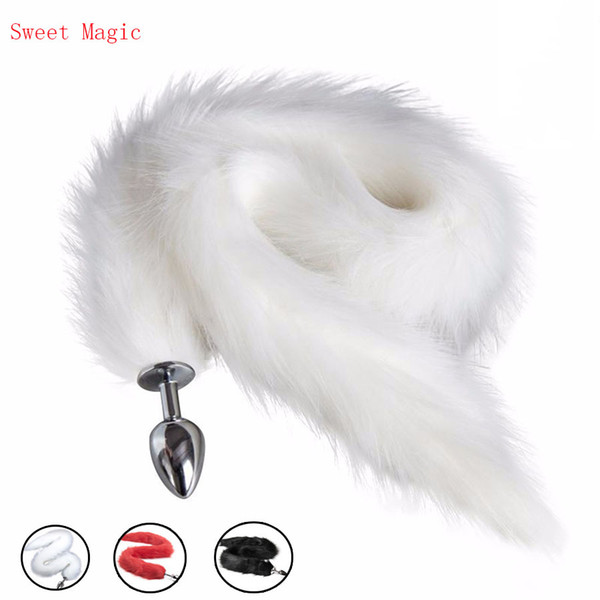 Sexy Charming Long Fox Tail Anal Plug Sex Role Play Flirting Fetish dog tail sex Toy Cosplay Accessories Dildo Adults Sex Produts