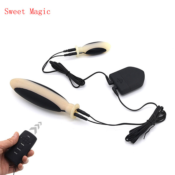 Wireless Remote Control Electro Shock Medical Themeds Kits Sex Silicone Anal Plug Electric Anal Vagina Stimulation Sex Toys