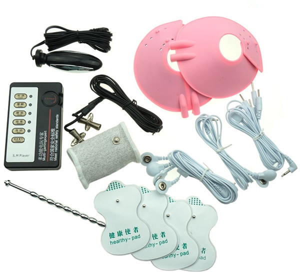 Sweet Magic Medical Themed Toys Kits Electro Shock Sex Toys For Men Woman Electric Nipple Clamps Anal Plug Stimulation Massage Sex Products