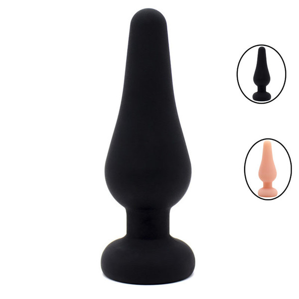 Sweet Magic Smooth Silicone Anal Plug & Prostate Massager Anus Peep Butt Plug Enema Anal Bead SM Erotic Anal Sex Toy For Men Women