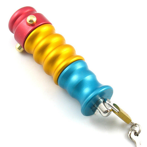 Lockable Metal Anal Butt Plug Anus Beads Stimulator Massager Chastity Device Fetish Sex Products Adult Toys For Women Men Gay