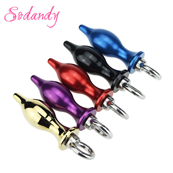 SODANDY Solid Metal Butt Massager Buttplug Top Quality Sex Toys Aluminium Alloy Butt Plug Anal Beads Sex Product For Man And Women