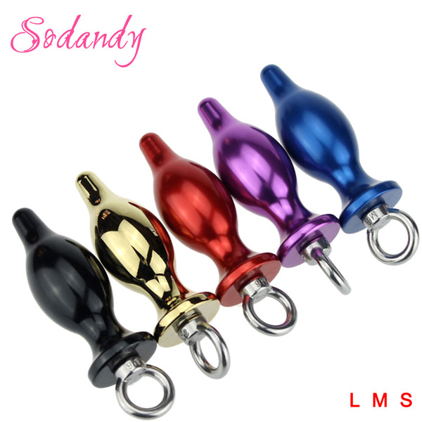 SODANDY Solid Metal Butt Massager Top Quality Adult Sex Toys Aluminium Alloy Butt Plug Anal Beads Sex Product For Man And Women