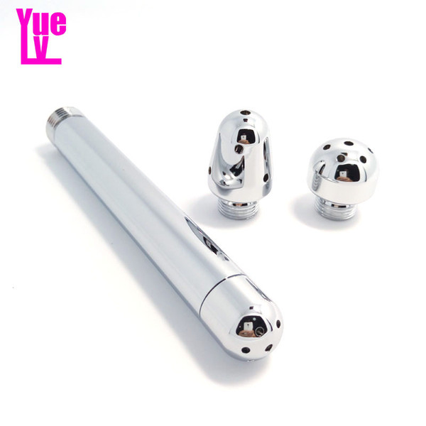 YUELV 3 Heads Aluminum Enema Shower Vaginal Anal Cleaner Colonic Douche System Cleaner Bathroom Rectal Syringe Anal Sex Toys Unisex Products