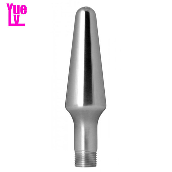 YUELV Mini Aluminum Enema Shower Head Bathroom Rectal Syringe Vaginal Anal Cleaner Colonic Douche System Sex Products Toys For Women Men