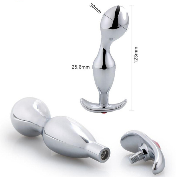 Stainless Steel butt plugs dildo Metal Crystal Jewelry Anal Plug Prostate Massager Stimulation Sex Toys