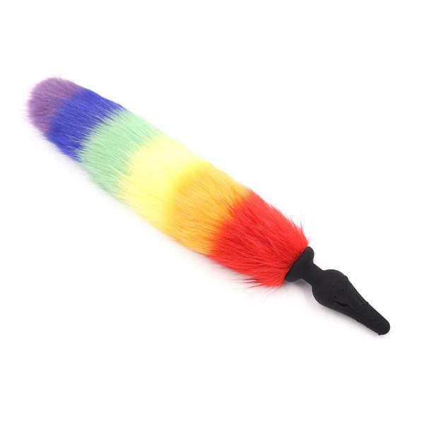 WILD Fox Tail Fetish Butt Plug chastity tail Anal Insert Stopper BDSM Game bondage Ass Slapper sex Cat dog play kinky Adult costume