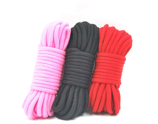 10 Meters Long Thick Strong Cotton Rope Fetish Sex Restraint Bondage Ropes Harness Flirting SM Adult Game Sex Toys for Couples