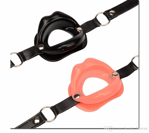 New Sex Toys for Woman Fetish Leather Rubber Lips O Ring Open Mouth Gag Bondage Restraints BDSM Sex Erotic Toy