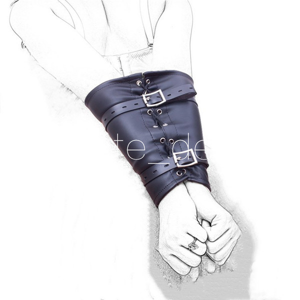 Hand Cuffs Arm Binder Sex Prdoucts For Couples PU Leather Arm Bondage ArmBinder Adult Game Slave Fetish Restraints Bdsm Adult Game