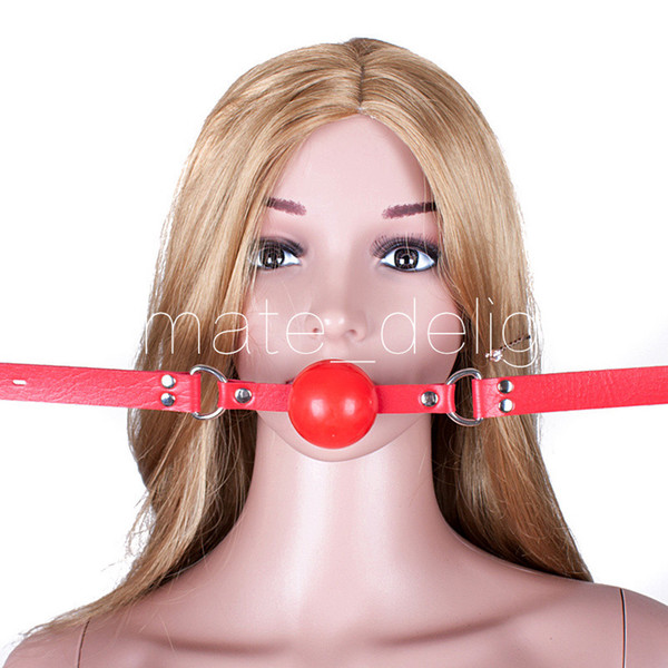 Adult sex men and women with four colors optional soft plastic ordinary silicone mouth ball mouth gag Adult game supplies