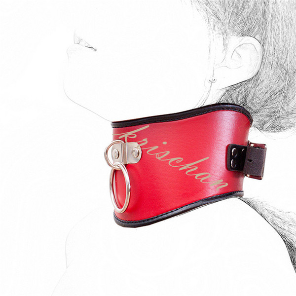 Bondage toys flirt Adjustable red cervical collar bdsm bondage sex toys for couples erotic tools fetish slave sexy tools for sale sex toy