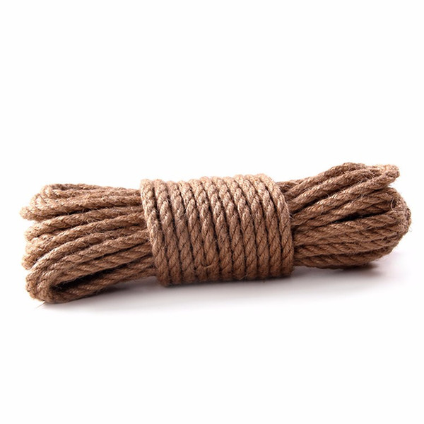 Free Shipping High Quality Beautiful 100% Natural Hemp Bondage Rope 10 metres 35ft Jute Bondage Rope