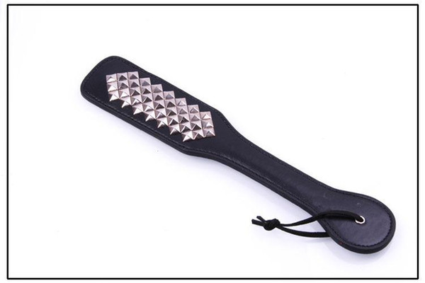 Free Shipping Delicate Pu Leather Spanking Paddle, spanking paddle flogger whip, flirting whip, Fetish Role Play