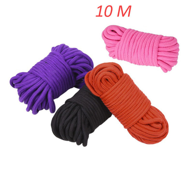 10 Meters Long Restraint Bondage Ropes Thick Strong Cotton Rope Fetish Sex Harness Flirting SM Adult Game Sex Toys for Couples