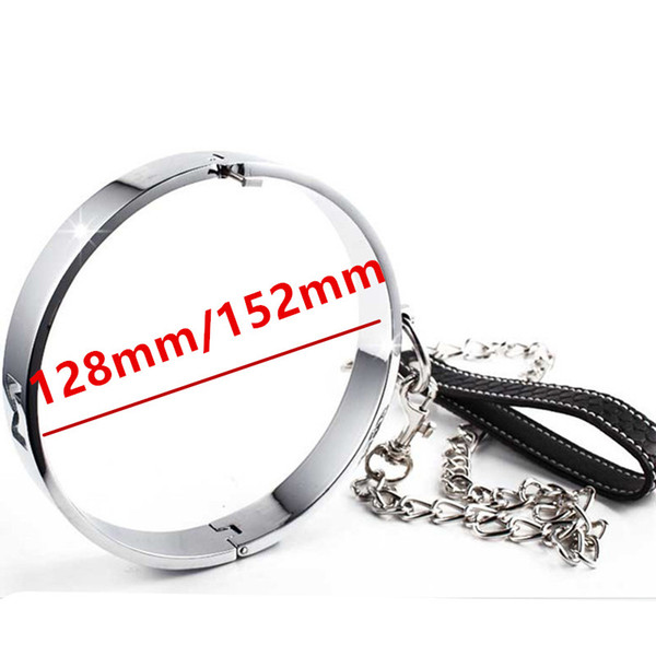 Bondage Slave Collar Metal Restraints Belt Fetish Sex Toys For Couples Adult Products For Women Men Gay