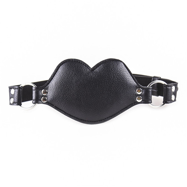 Sweet Magic Sexy Costume PU Leather Dildo Mouth Gag Oral Fetish Slave Restraint BDSM Bondage Ring Gag Erotic Toys Adult Lingerie For Couples