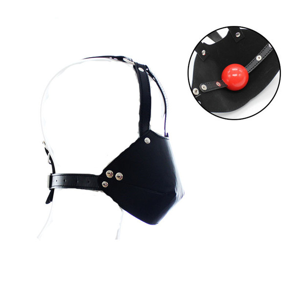 Sweet Magic Harness BDSM Bondage Harness Mouth Gag Mouth Mask Silicone Ball Gag Slave Restraint Erotic Costumes Accessories Sex Products