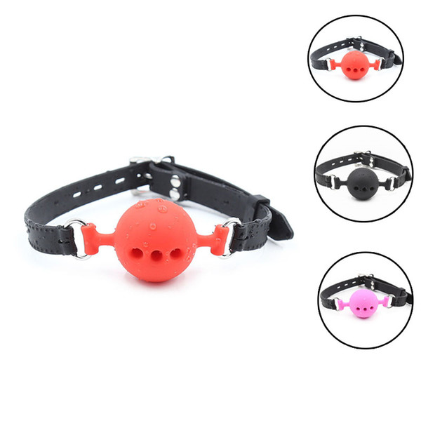 Sweet Magic Fetish Extreme Silicone Breathable Ball Mouth Gag Mask Roleplay Cosplay Costume Bondage Mouth Gags Adult Sex Toys For Couples