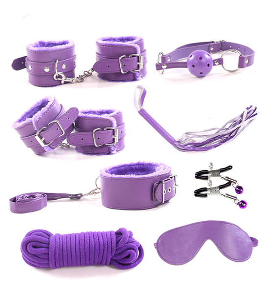 14 pcs Bondage Beginners/Starter Kit/Pack Cuffs Restraint Fetish Sex Toy for Women BDSM Sex Products