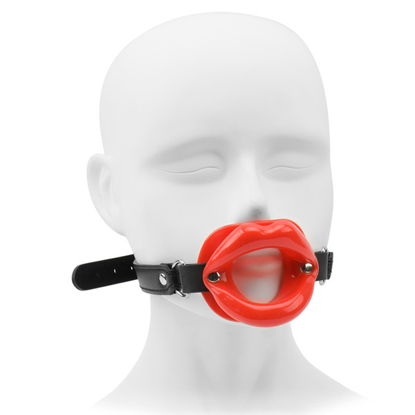 New Erotic Toys Slave bdsm Bondage Strap Lips O Ring Gag, Fetish Silicone Open Mouth Gag, Blowjob Adult Sex toys for Couples