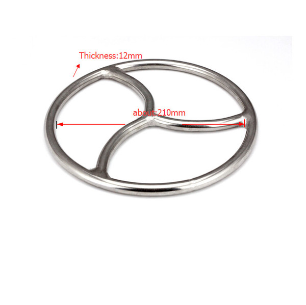 Triskele Stainless Steel Bondage Ring suspension Shibari Fetish BDSM Sex Toy NEW ARRIVAL A132 A133