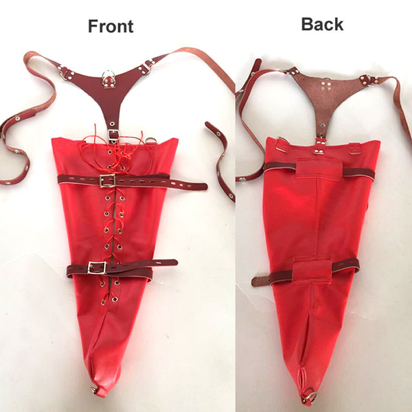 bdsm bondage suit leather fetish clothing wholesale adult toys for female restraint devices for sex products