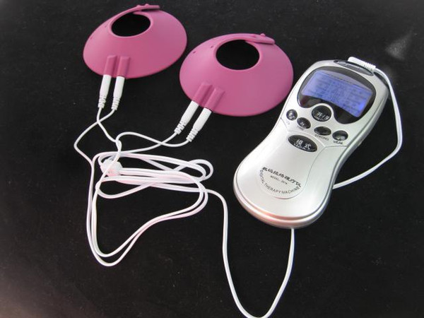 BDSM Gear Electric Shock Breast Therapy Cups Stimulator Teaser Electroshock Bondage Erotic Adult Sex Toys Products for her