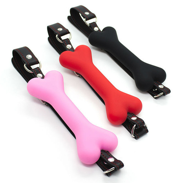 Erotic Products Silicone Dog Bone Gag Mouth Adult Games Sex Slave Bondage Cosplay Adult Toys for Couples