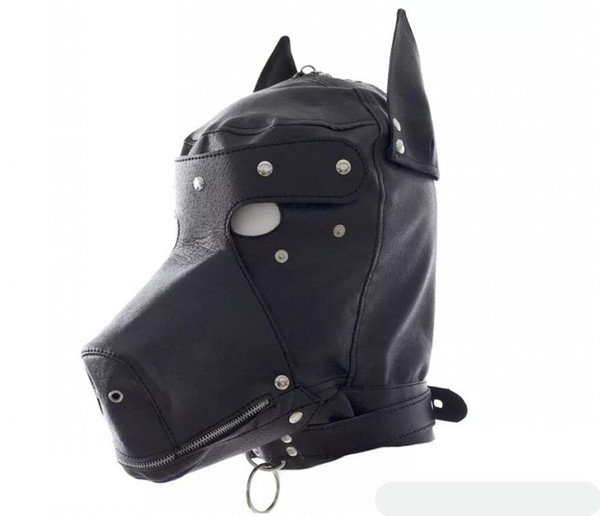 Sex Fetish role play Dog slave head Hood hoods Head bondage fully enclosed fun headgear masks sex game BDSM game for couples