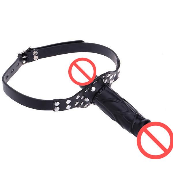 Double-Ended Dildo Gag Head Strapon Mouth Gag Fetish bdsm Bondage Penis Harness Lesbian Sex Toys Sex Products Adult Erotic Toys