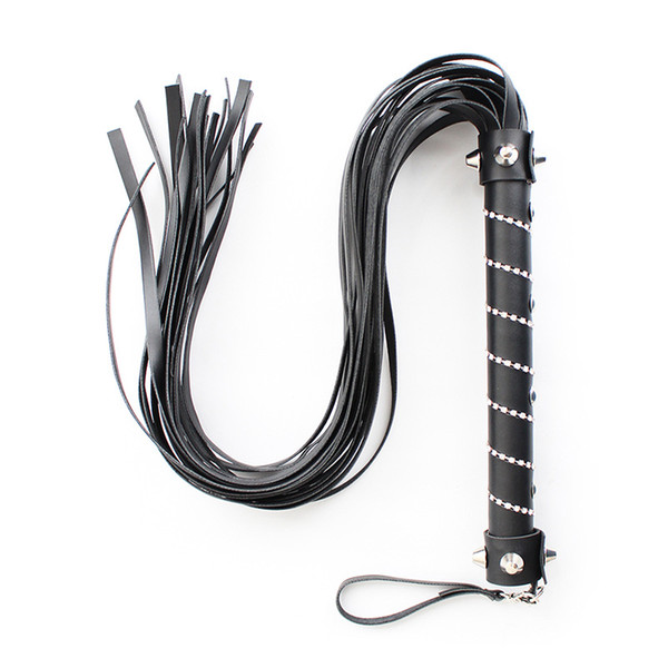 BDSM PU Leather Whip Flogger Ass Spanking Bondage Slave SM Restraints In Adult Games For Couples Fetish Sex Toys For Women Men - HY28