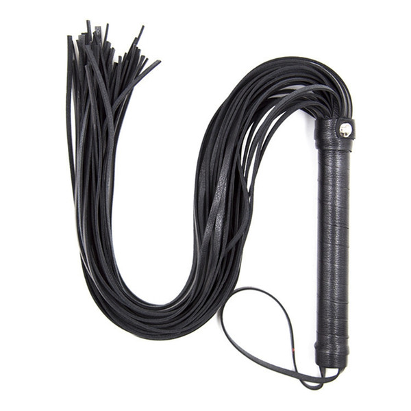 69 CM Genuine Leather Queen Whip Flogger Ass Spanking Bdsm Slave In Adult Games For Couples, Fetish Sex Toys For Women And Men