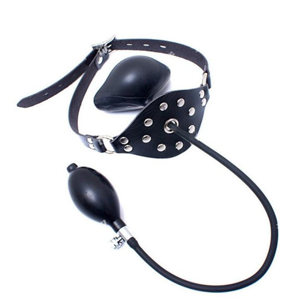 New BDSM Bondage Slave Inflatable Mouth Gag Adult Sex Toys Fetish Fantasy Series Restraints Ball Gags Adult Sex Games